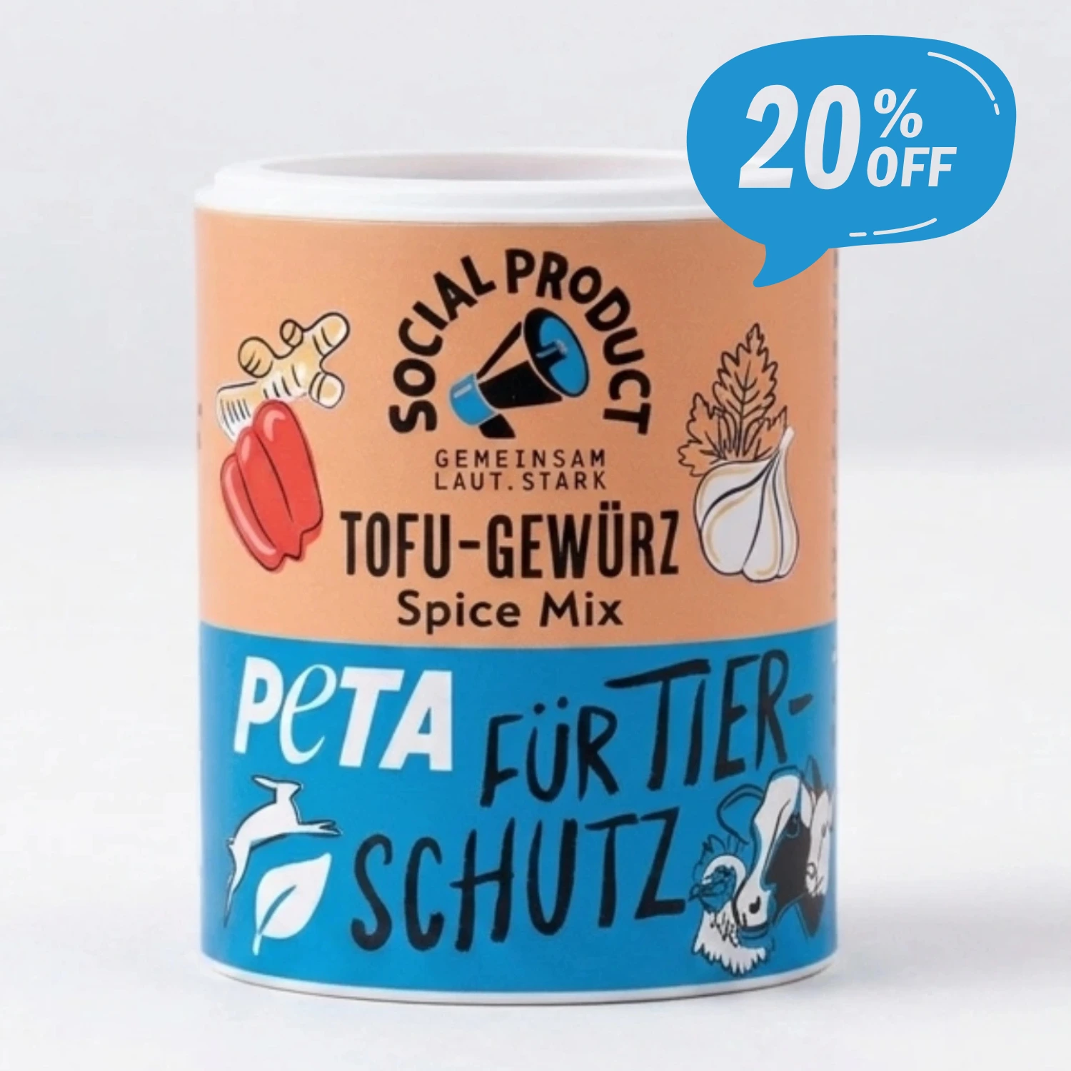 Bio Tofu-Gewürz x PETA – 40g