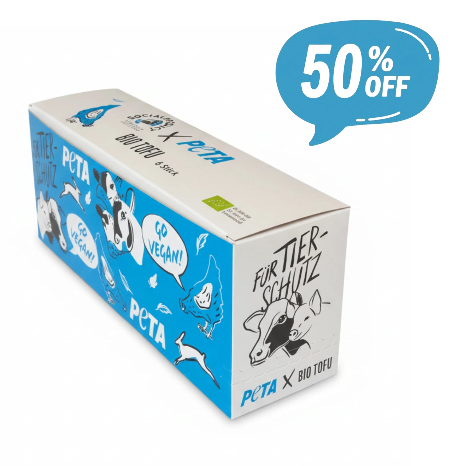 # Bio Tofu x PETA – 8 x 175 g - GROSSPACKUNG – Bild 2
