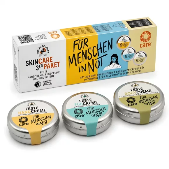 skinCARE-Paket x CARE – 3er Hautpflege-Set