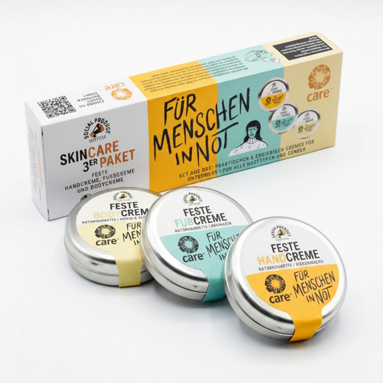 skinCARE-Paket x CARE – 3er Hautpflege-Set